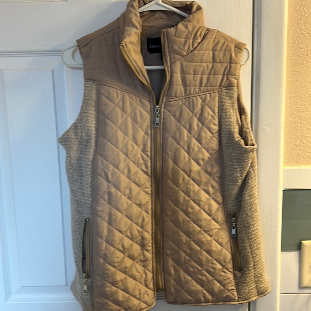 Tan fall/winter vest